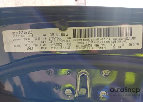 2016 Ram 1500 Rebel from USA, damaged, VIN 1C6RR7YT7GS180636